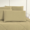 Picture of ai by AKEMI Colourkissed Collection Fitted Sheet Set | 100% MicroXT 700TC - Gleam Khaki (Super Single/Queen/King)