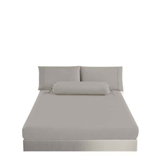 Picture of AKEMI Sensecool Lyocell Colour Radiant Fitted Sheet Set 900TC - Lofty Brown (Super Single/ Queen/ King)