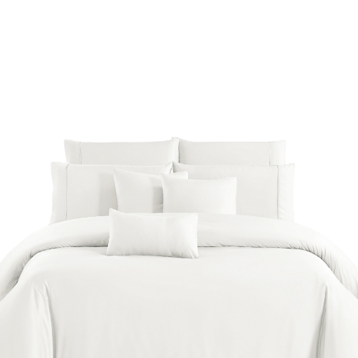 Picture of AKEMI Sensecool Lyocell Colour Radiant Quilt Cover Set 900TC - Pure White (Super Single/ Queen/ King)
