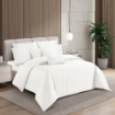 Picture of AKEMI Sensecool Lyocell Colour Radiant Quilt Cover Set 900TC - Pure White (Super Single/ Queen/ King)
