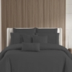 Picture of AKEMI Sensecool Lyocell Colour Radiant Quilt Cover Set 900TC - Urban Grey (Super Single/ Queen/ King)