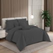 Picture of AKEMI Sensecool Lyocell Colour Radiant Quilt Cover Set 900TC - Urban Grey (Super Single/ Queen/ King)