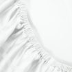 Picture of AKEMI TENCEL™ Lyocell Earnest Fitted Sheet Set 1200TC - Gisela Pure White (Super Single/ Queen/ King)