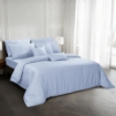 Picture of AKEMI TENCEL™ Lyocell Earnest Quilt Cover Set 1200TC - Camica Frosty Lavender (Super Single/ Queen/ King)