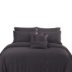 Picture of AKEMI TENCEL™ Lyocell Earnest Quilt Cover Set 1200TC - Camica Grey (Super Single/ Queen/ King)
