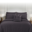 Picture of AKEMI TENCEL™ Lyocell Earnest Quilt Cover Set 1200TC - Camica Grey (Super Single/ Queen/ King)