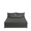 Picture of AKEMI TENCEL™ Touch Colour Elegance Fitted Sheet Set 1250TC - Vulcan Grey (Super Single/ Queen/ King)