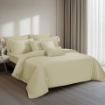 Picture of AKEMI TENCEL™ Touch Colour Elegance Quilt Cover Set 1250TC - Dune Sand (Super Single/ Queen/ King)