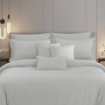 Picture of AKEMI TENCEL™ Touch Colour Elegance Quilt Cover Set 1250TC - Orya Grey (Super Single/ Queen/ King)