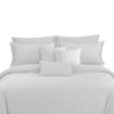 Picture of AKEMI TENCEL™ Touch Colour Elegance Quilt Cover Set 1250TC - Pure White (Super Single/ Queen/ King)