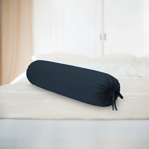 Picture of AKEMI Cotton Essentials Colour Home Divine Bolster Case 600TC - Deep Blue (1pc)