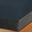 Picture of AKEMI Cotton Essentials Colour Home Divine Fitted Sheet Set 600TC - Deep Blue (Super Single/Queen)