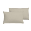 Picture of AKEMI Cotton Essentials Colour Home Divine Pillow Case 600TC - Ease Taupe (2pc)