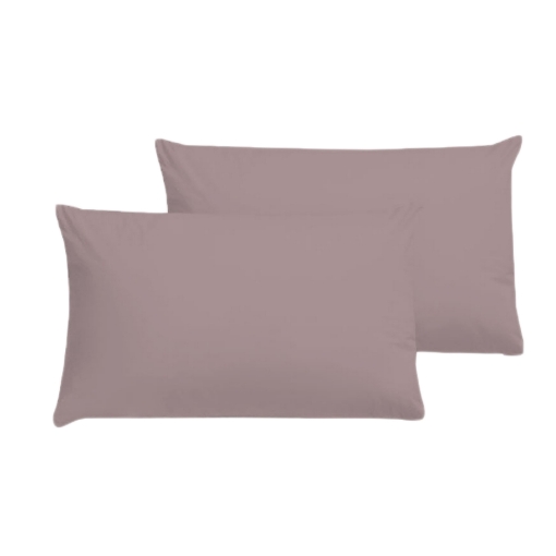 Picture of AKEMI Cotton Essentials Colour Home Divine Pillow Case 600TC - Icy Violet (2pc)