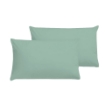 Picture of AKEMI Cotton Essentials Colour Home Divine Pillow Case 600TC - Misty Teal (2pc)