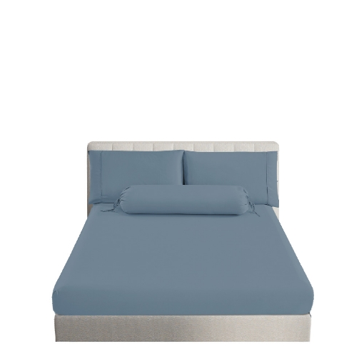 Picture of AKEMI Sensecool Lyocell Colour Radiant Fitted Sheet Set 900TC - Harboy Navy (Super Single/ Queen/ King)