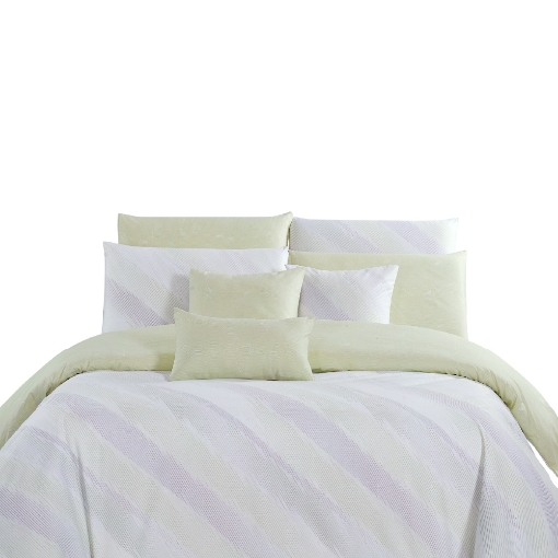 Picture of AKEMI Cotton Twill Adore Quilt Cover Set | 100% Cotton 850TC - Catalina (Super Single/Queen/King)
