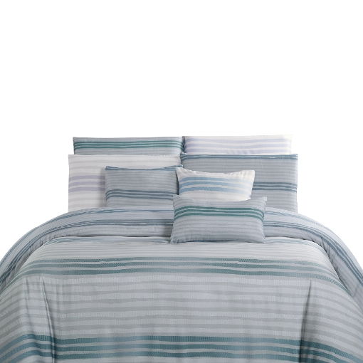 Picture of AKEMI Lyocell Flourish Quilt Cover Set 900TC - Alondra (Super Single/ Queen/ King)