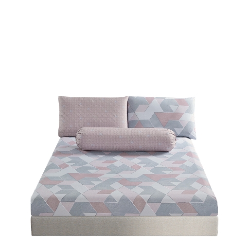 Picture of AKEMI Cotton Twill Adore Fitted Sheet Set | 100% Cotton 850TC - Adhara (Super Single/ Queen/ King)