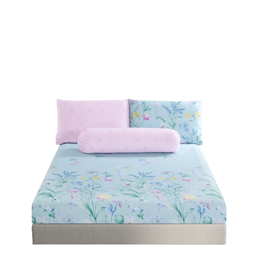 Picture of AKEMI Cotton Twill Adore Fitted Sheet Set | 100% Cotton 850TC - Silas (Super Single/ Queen/ King)