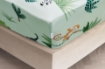 Picture of AKEMI TENCEL™ Lyocell Tickle Fun Fitted Sheet Set 900TC - Green Canvas (Super Single/Queen/King)
