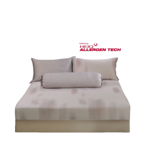 Picture of AKEMI TENCEL™ Lyocell HeiQ Allergen Serene Fitted Sheet Set | 1200TC - Hucern (Super Single/Queen/ King)