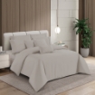 Picture of AKEMI Sensecool Lyocell Colour Radiant Lightweight Comforter Set 900TC - Lofty Brown (Queen/ King)