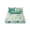 Picture of AKEMI TENCEL™ Lyocell Tickle Fun Fitted Sheet Set 900TC - Green Canvas (Super Single/Queen/King)