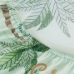 Picture of AKEMI TENCEL™ Lyocell Tickle Fun Fitted Sheet Set 900TC - Green Canvas (Super Single/Queen/King)