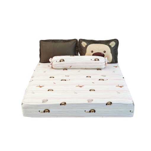 Picture of AKEMI TENCEL™ Lyocell Tickle Fun Fitted Sheet Set 900TC - Savanna King (Super Single/Queen/King)
