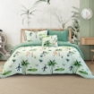 Picture of AKEMI TENCEL™ Lyocell Tickle Fun Quilt Cover Set 900TC - Green Canvas (Super Single/Queen/King)