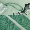 Picture of AKEMI TENCEL™ Lyocell Tickle Fun Quilt Cover Set 900TC - Green Canvas (Super Single/Queen/King)