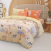 Picture of AKEMI TENCEL™ Lyocell Tickle Fun Quilt Cover Set 900TC - Sunset Safari (Super Single/Queen/King)
