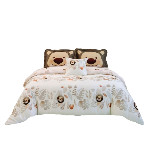 Picture of AKEMI TENCEL™ Lyocell Tickle Fun Quilt Cover Set 900TC - Savanna King (Super Single/Queen/King)