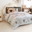 Picture of AKEMI TENCEL™ Lyocell Tickle Fun Quilt Cover Set 900TC - Savanna King (Super Single/Queen/King)
