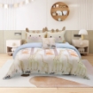 Picture of AKEMI TENCEL™ Lyocell Tickle Fun Quilt Cover Set 900TC - Spotted Grace (Super Single/Queen/King)
