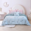 Picture of AKEMI TENCEL™ Lyocell Tickle Fun Quilt Cover Set 900TC - Swan Dance (Super Single/Queen/King)