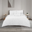 Picture of ai by AKEMI Colourdream Collection Comforter Set | MicroXT™ Sateen Dobby 900TC - Dixie Pure White (Super Single/Queen/King)