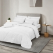 Picture of ai by AKEMI Colourdream Collection Comforter Set | MicroXT™ Sateen Dobby 900TC - Dixie Pure White (Super Single/Queen/King)