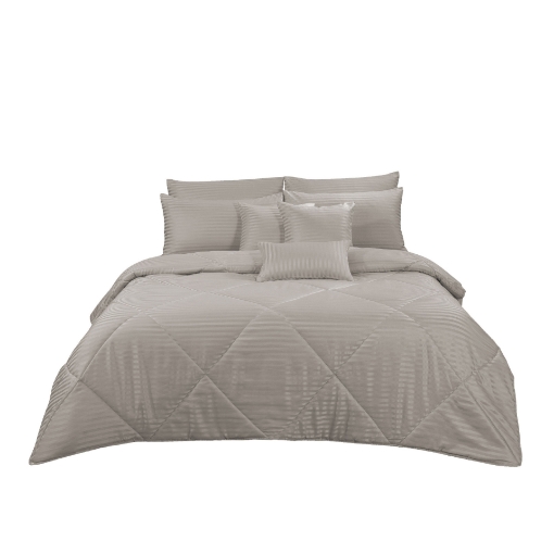 Picture of ai by AKEMI Colourdream Collection Comforter Set | MicroXT™ Sateen Dobby 900TC - Dixie Dove (Super Single/Queen/King)