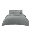 Picture of ai by AKEMI Colourdream Collection Comforter Set | MicroXT™ Sateen Dobby 900TC - Dixie Puritan Gray (Super Single/Queen/King)