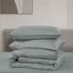 Picture of ai by AKEMI Colourdream Collection Comforter Set | MicroXT™ Sateen Dobby 900TC - Dixie Puritan Gray (Super Single/Queen/King)