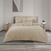 Picture of ai by AKEMI Colourdream Collection Comforter Set | MicroXT™ Sateen Dobby 900TC - Dixie Linen Cafe (Super Single/Queen/King)