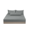Picture of ai by AKEMI Colourdream Collection Fitted Sheet Set | MicroXT™ Sateen Dobby 900TC - Dixie Puritan Gray (Super Single/Queen/King)