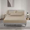 Picture of ai by AKEMI Colourdream Collection Fitted Sheet Set | MicroXT™ Sateen Dobby 900TC - Dixie Linen Cafe (Super Single/Queen/King)