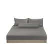 Picture of ai by AKEMI Colourdream Collection Fitted Sheet Set | MicroXT™ Sateen Dobby 900TC - Dixie Block Grey (Super Single/Queen/King)