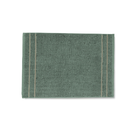 Picture of AKEMI Essentials Freshup Dry Tech Cotton Toweling Bath Mat - Green (45cmx70cm)