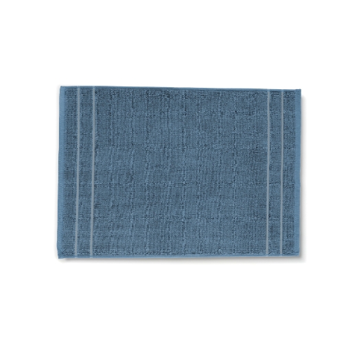 Picture of AKEMI Essentials Freshup Dry Tech Cotton Toweling Bath Mat - Dark Blue (45cmx70cm)