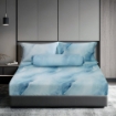 Picture of AKEMI TENCEL™ Lyocell Virtuous Fitted Sheet Set | 1300TC - Aegean (Super Single/Queen/ King)