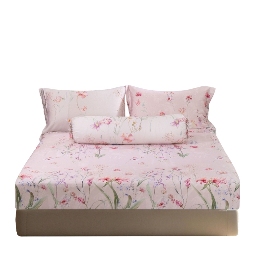 Picture of AKEMI TENCEL™ Lyocell Virtuous Fitted Sheet Set | 1300TC - Nerine (Super Single/Queen/ King)
